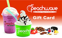 Peachwave Frozen Yogurt & Gelato Gift Card